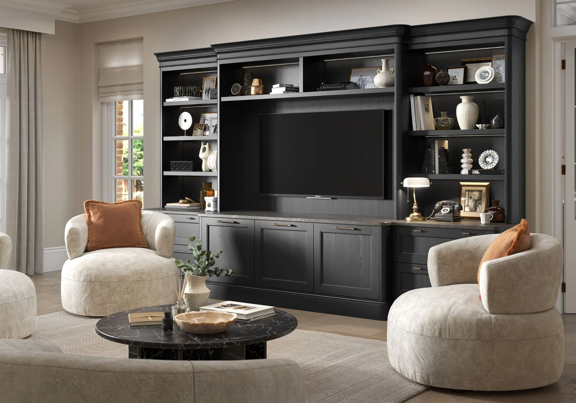 How a Custom-Made Media Wall Cabinet Can Transform Your Living Room